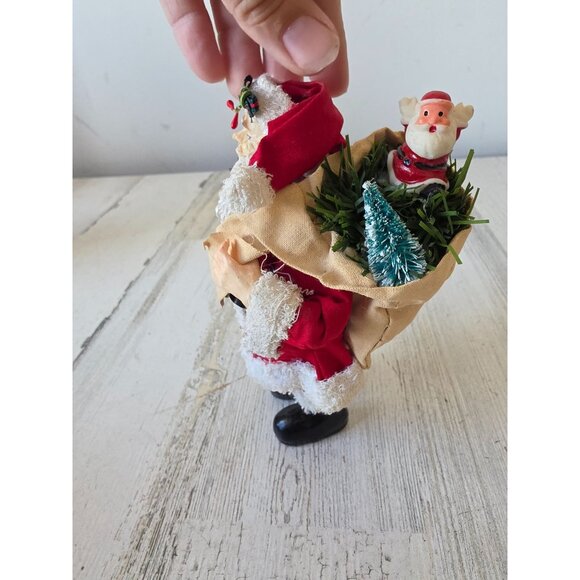 Mini Santa list toys statue figurine decor Xmas - Picture 2 of 8